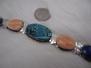 Multi Stone Link Bracelet