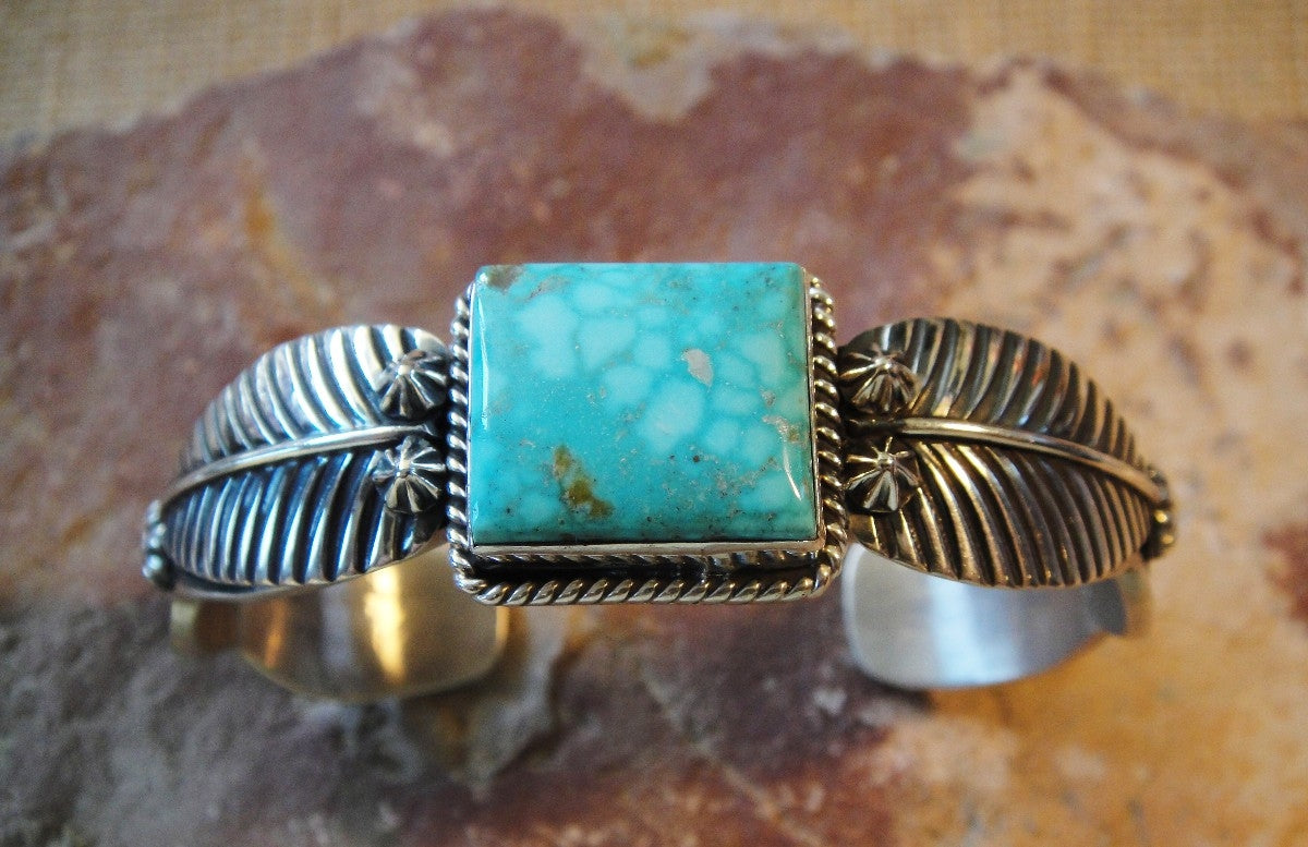 Bracelets/Cuffs in Sterling Silver with Turquoise and Natural Stones - Gold  Bear Trading Company